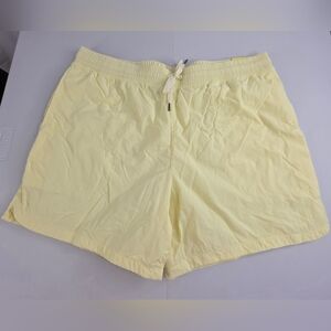 All In Motion Men's Yellow Shorts Drawstring Size XL Short NWT E-1673